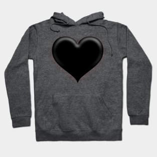 Black Heart Emoji Hoodie